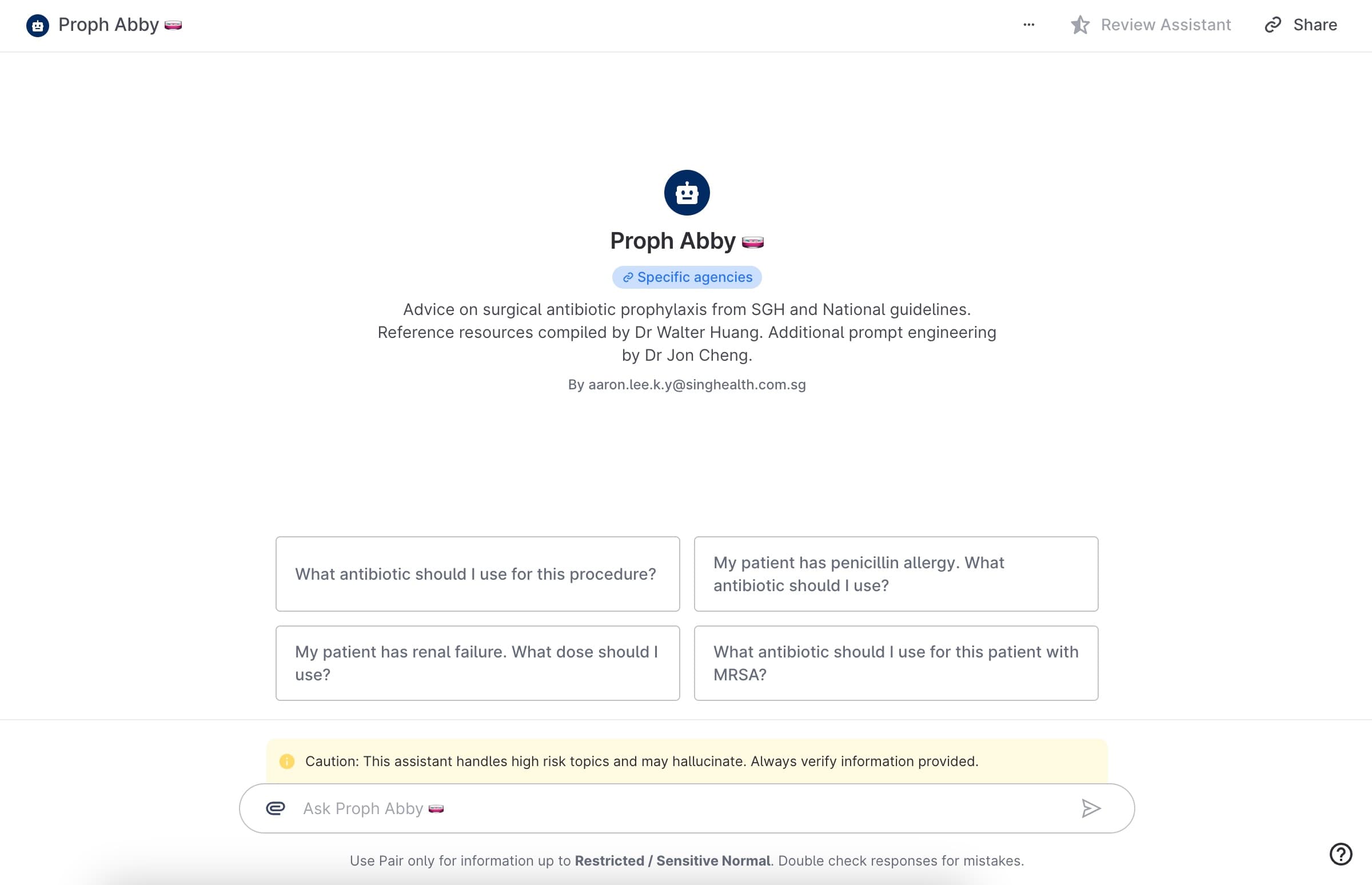 Pair is able to learn from past reviews and generate insights for new reports